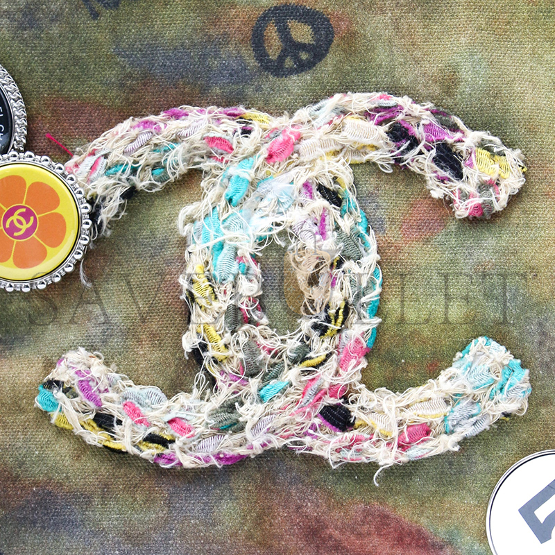 CHANEL GRAFFITI ON THE PAVEMENTS SHOULDER BAG 365009 (30*30*18cm)